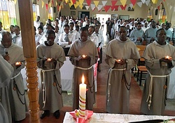 Religious events at the novitiate in Arusha, 2016